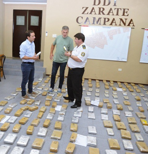 La CDI Campana secuestró más de 234 kilos de marihuana