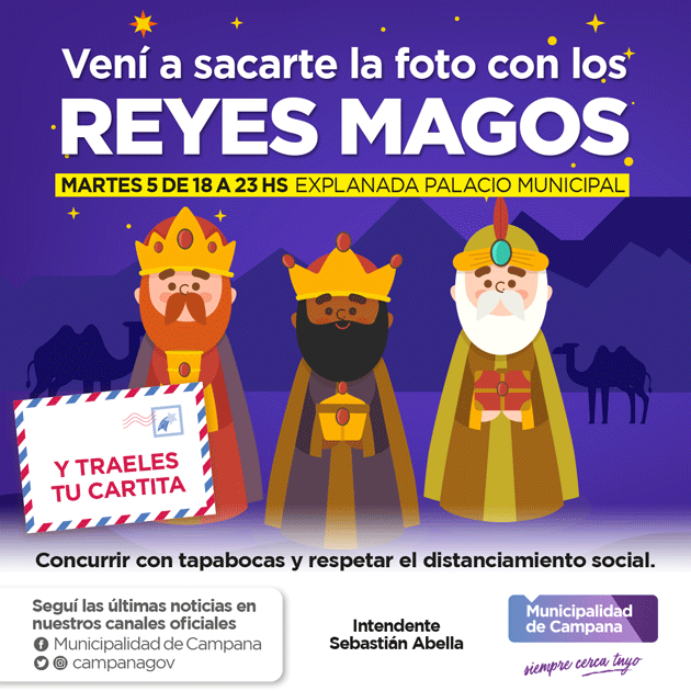 Los reyes magos visitarán hoy la explanada del Palacio Municipal 