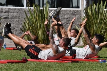 River Plate en otra semana de trabajo en Ezeiza