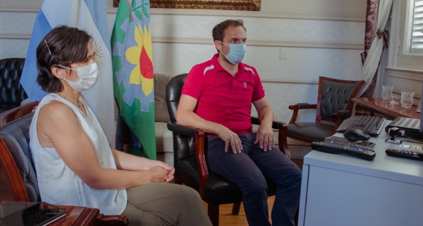 Abella se reunió con autoridades provinciales para avanzar en la coordinación del proceso de vacunación