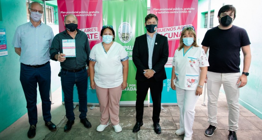  BUENOS AIRES VACUNATE Kicillof y Secco visitaron el operativo de vacunación en Ensenada