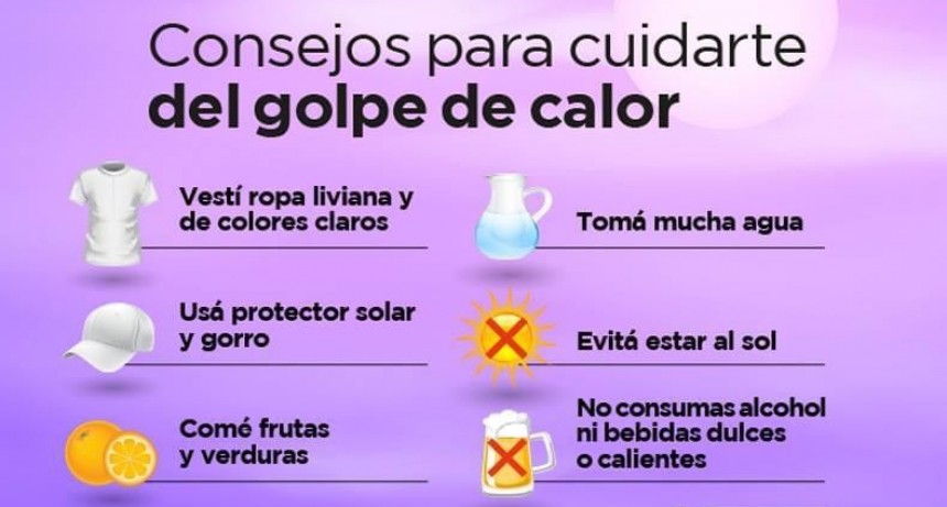 Brindan recomendaciones ante la ola de calor