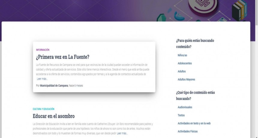 La fuente de recursos Campana, una manera ágil y precisa de acceder a la información municipal