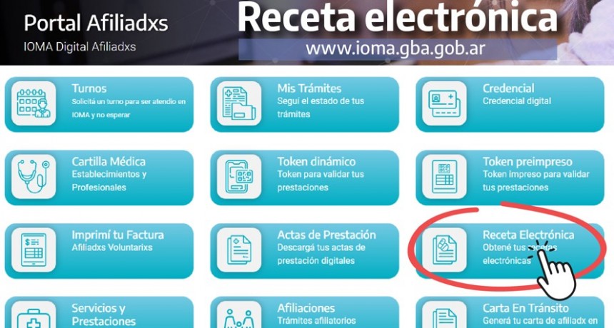 Accedé fácil, rápido y seguro a tu medicación: usá vos también la receta electrónica