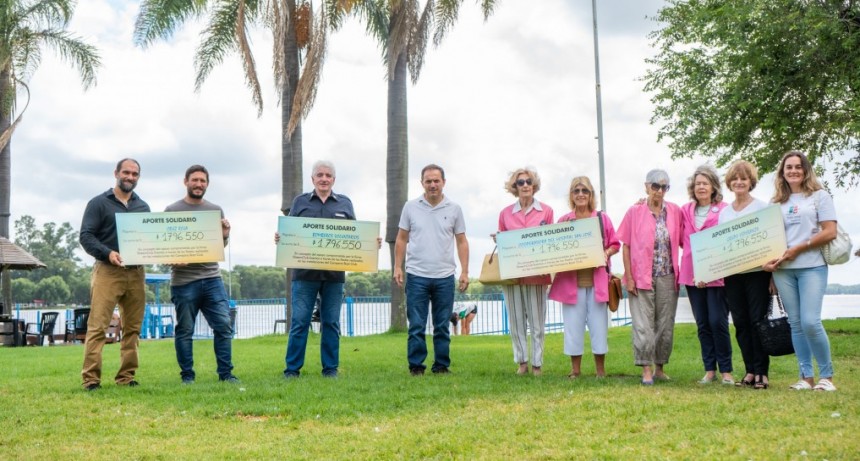 Instituciones de la ciudad recibieron el aporte solidario de las Fiestas en el CBC 