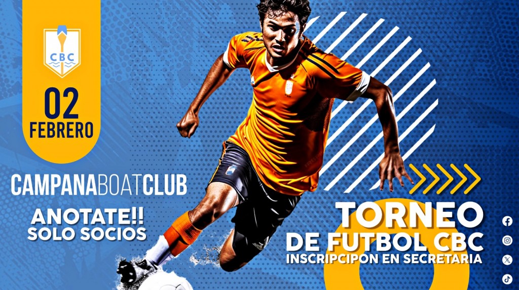 El Campana Boat Club lanza un nuevo torneo de fútbol para socios