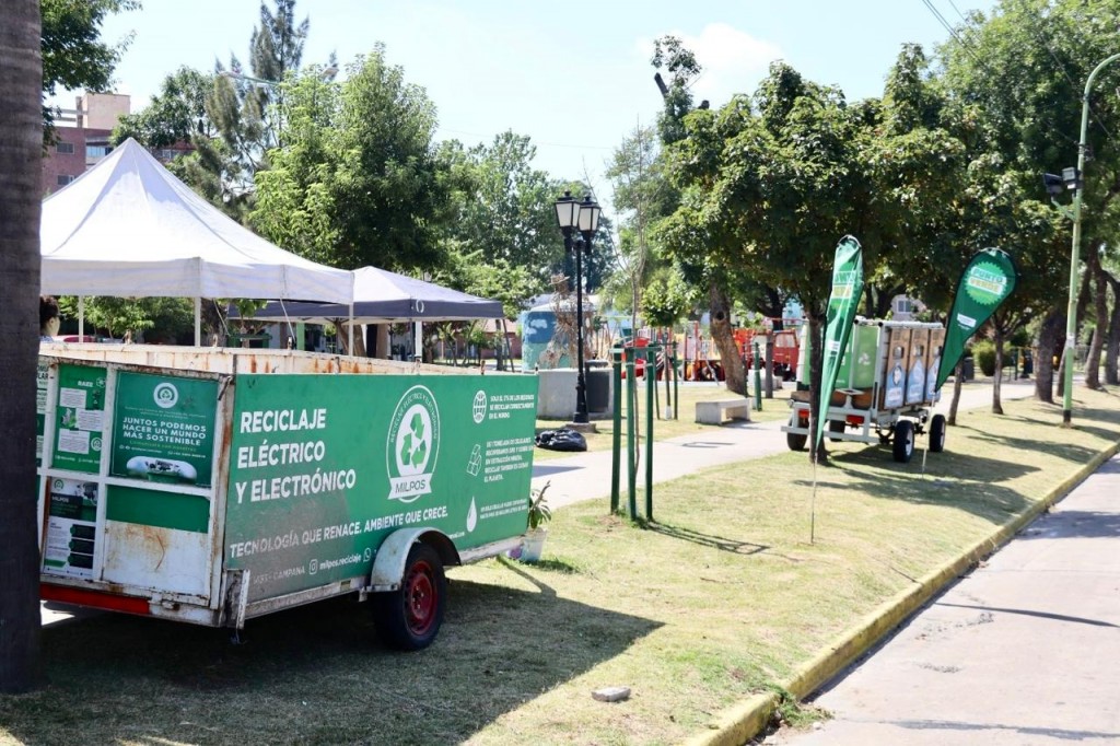 Punto verde móvil: este jueves los vecinos podrán llevar sus reciclables a la Plaza 1° de Mayo