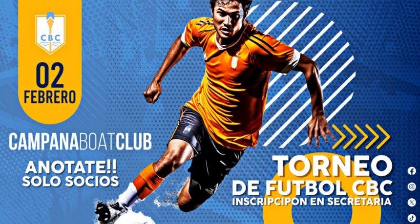 El Campana Boat Club lanza un nuevo torneo de fútbol para socios