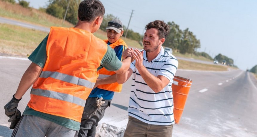 La Provincia comenzó las obras en la Ruta 6 en el tramo de Campana