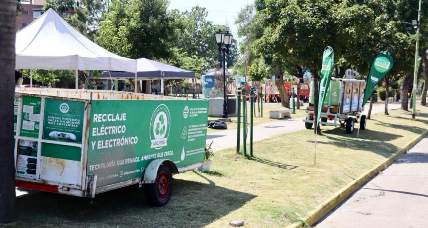 Punto verde móvil: este jueves los vecinos podrán llevar sus reciclables a la Plaza 1° de Mayo