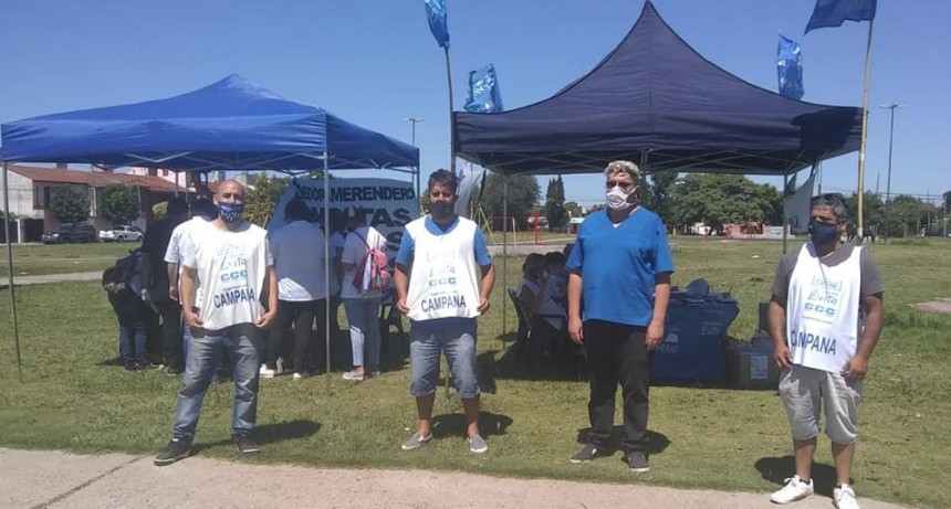 MOVIMIENTOS SOCIALES REALIZARON UNA CAMPAÑA DE CONCIENTIZACION EN EL BARRIO LUBO