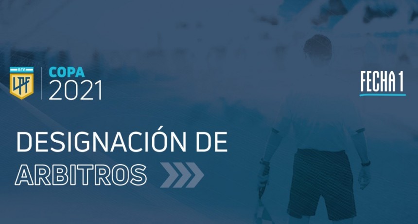Se designaron los árbitros para la fecha 1 de la Copa de la Liga