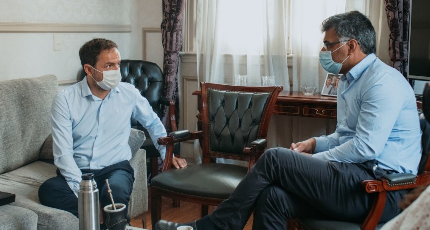Abella mantuvo una reunión de trabajo con el intendente de Ramallo