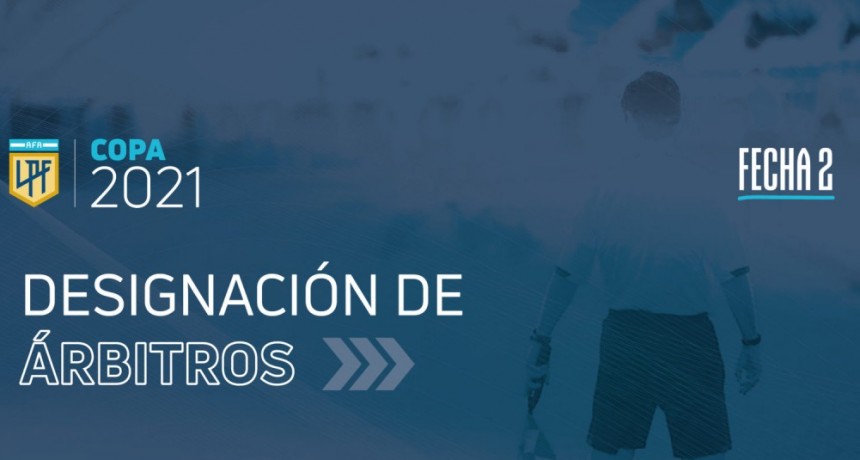 Árbitros para la segunda jornada