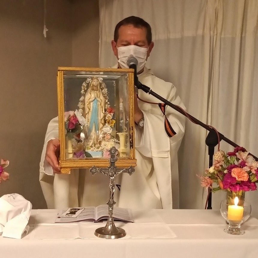 Con la misa de la Virgen de Lourdes, el Hogar del Niño de Campana inició los festejos por los 40 años
