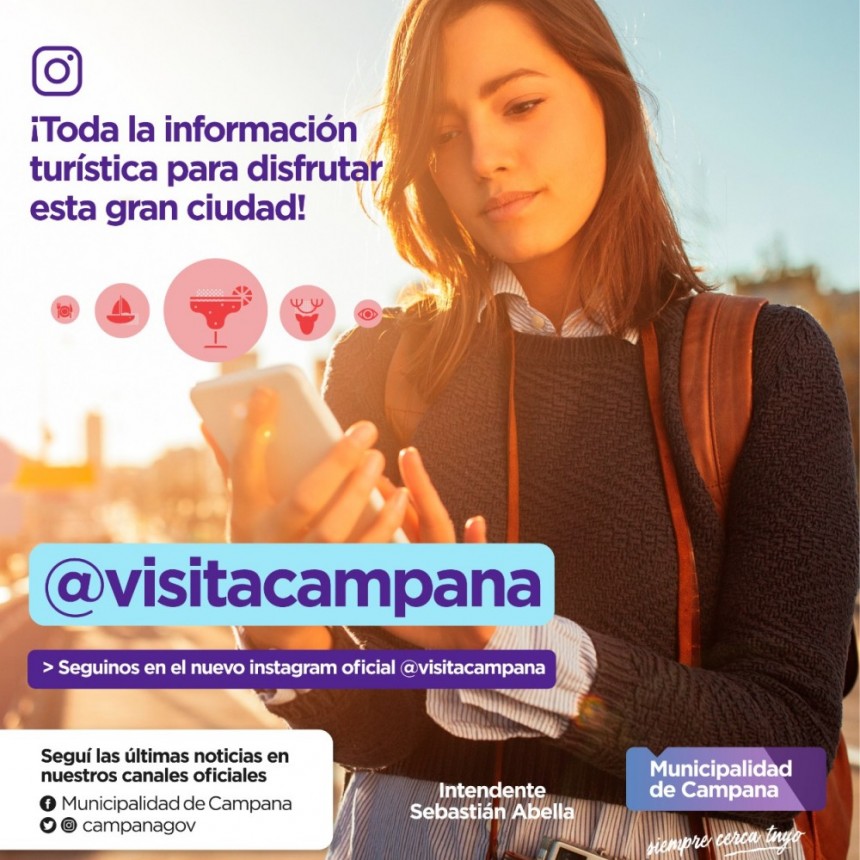 Visitá Campana : el nuevo Instagram del Municipio para difundir propuestas turísticas de la ciudad