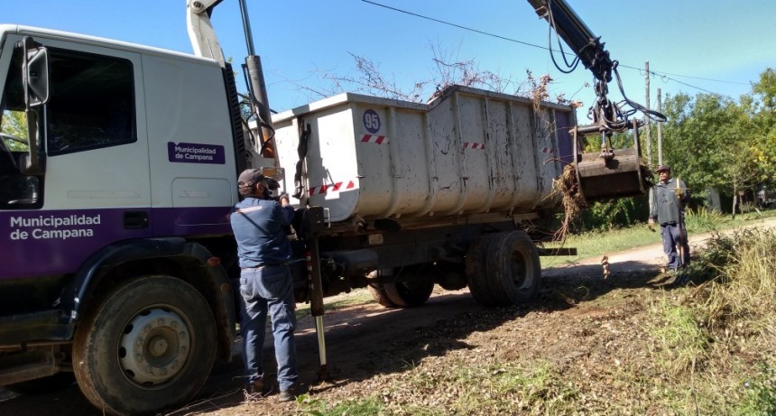 Importantes trabajos de mantenimiento integral en Los Pioneros   