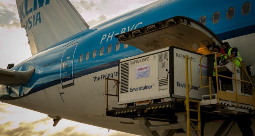 Siguen llegando vacunas: Se completó el lote de 1.000.000 de dosis de Sinopharm