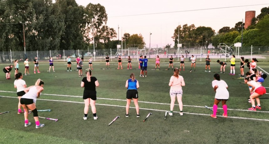 Hóckey: se reiniciaron los entrenamientos en el Club Ciudad de Campana
