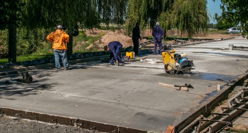 Avanza el plan de pavimentación en el barrio Héroes de Malvinas   