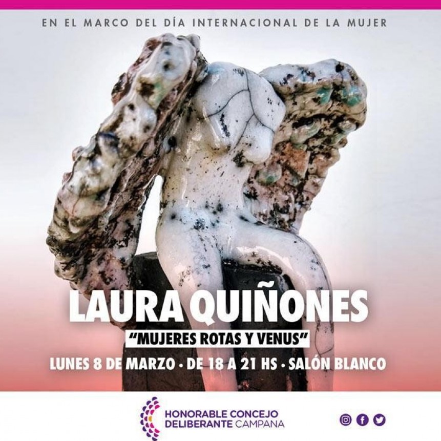 Por el  Día de la Mujer, este lunes habrá una exposición artística en el HCD