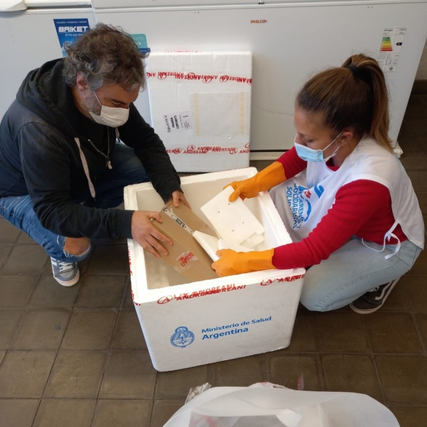 Llegaron 1200 nuevas dosis de Sputnik-V a Campana