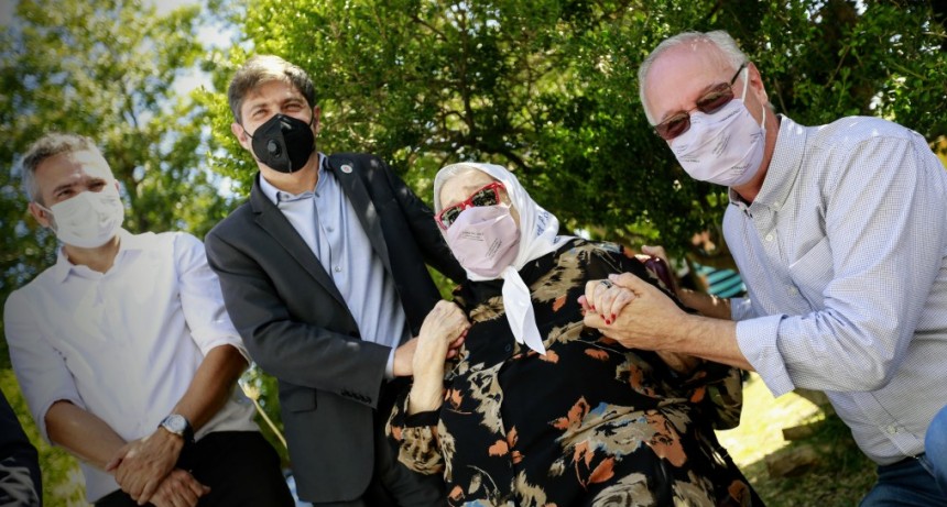  SEMANA DE LA MEMORIA:  Kicillof y Hebe de Bonafini recordaron a las víctimas del terrorismo de Estado y homenajearon al personal de salud
