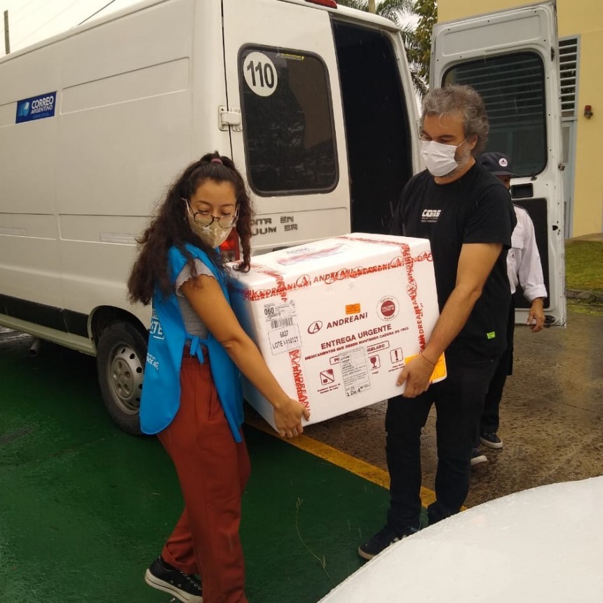 Arribaron otras 1800 dosis para acelerar la vacunación 