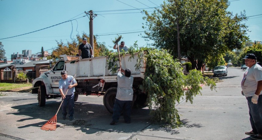 ESPACIO PÚBLICO: REALIZAN NUEVAS TAREAS DE MANTENIMIENTO INTEGRAL