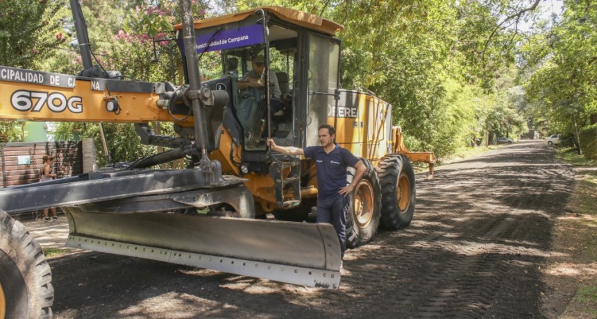 El Municipio continúa colocando RAP en barrios del corredor de Alto Los Cardales