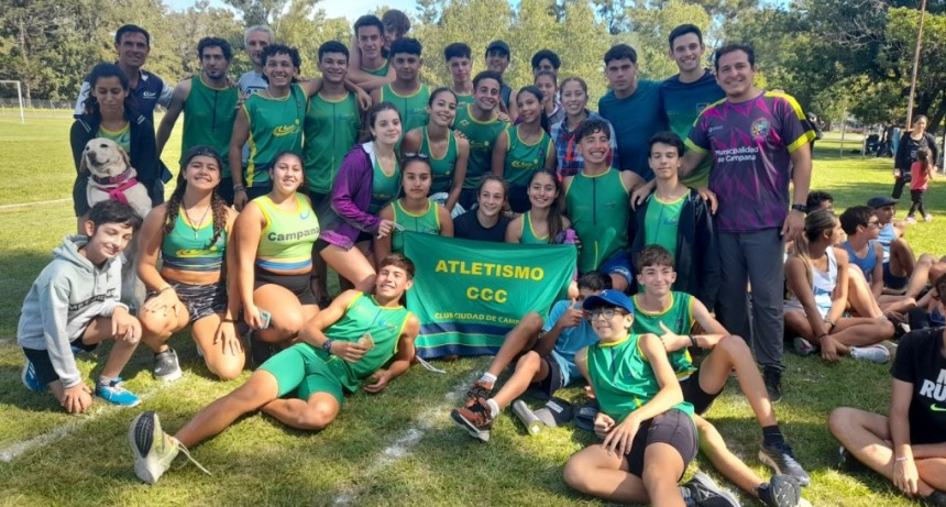 EL ATLETISMO DEL CLUB CIUDAD DE CAMPANA DEJÓ SU HUELLA EN CHUBUT, SAN ANDRÉS DE GILES Y VICENTE LÓPEZ
