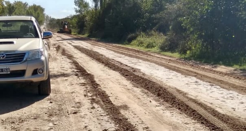  Reacondicionan distintos caminos de acceso al sector insular   