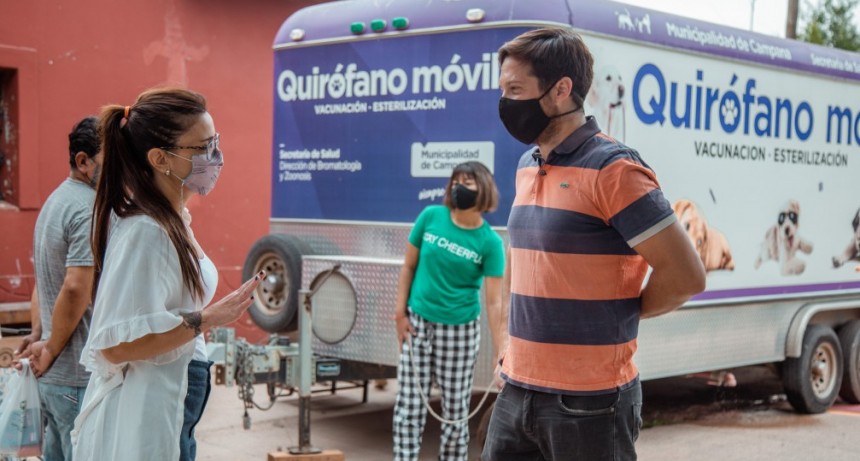 Casaretto: el Quirófano Móvil refleja el compromiso del Municipio con el bienestar de las mascotas
