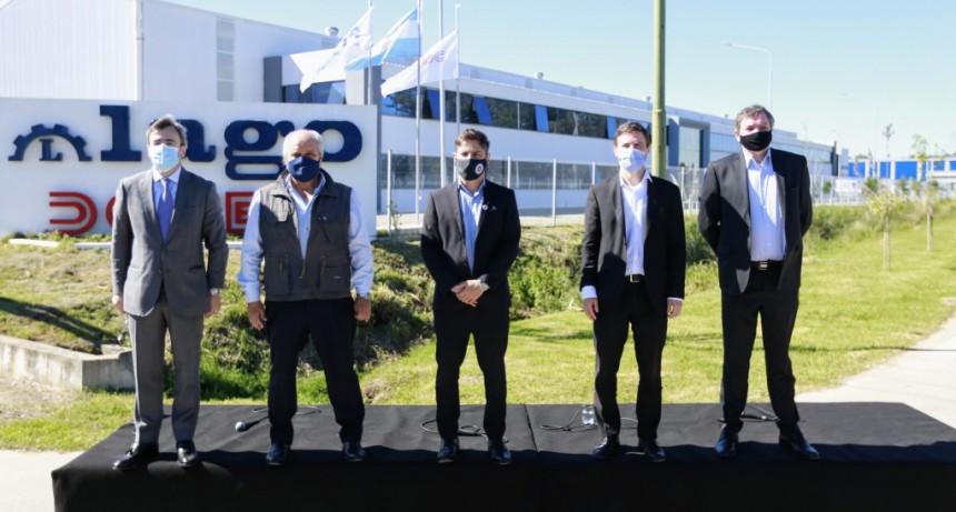 PRODUCCIÓN  Kicillof, Costa y Granados encabezaron la habilitación  del Parque Industrial de Ezeiza 