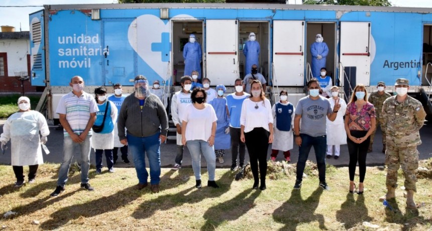 VIZZOTTI ACOMPAÑÓ A LOS EQUIPOS DE SALUD QUE REALIZARON DETECCIÓN DE CASOS COVID-19 EN LA MATANZA