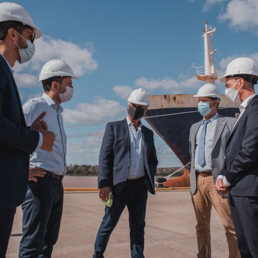 El Intendente y el ministro de Transporte de la Nación recorrieron las terminales portuarias de Euroamérica 