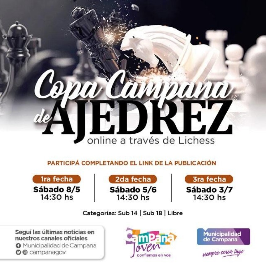 Se viene la Copa Ajedrez Campana   