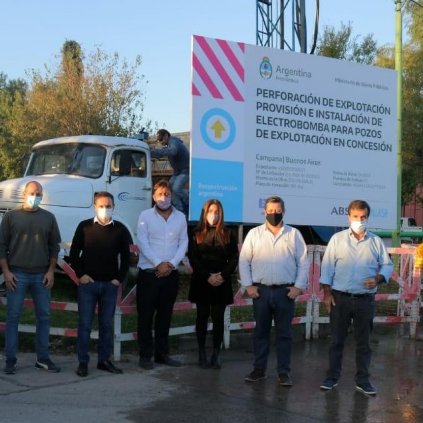 Provincia y Nación desarrollan importantes obras en Campana