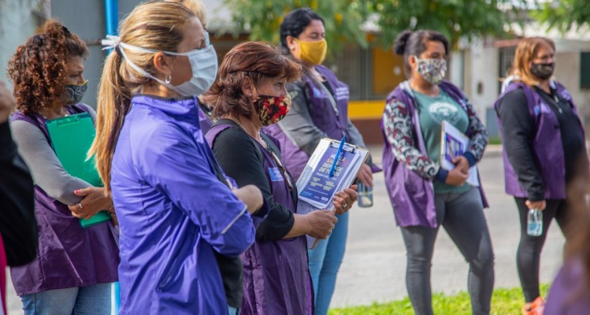 Promotoras barriales de Desarrollo Social realizan campaña de concientización sobre el Covid-19