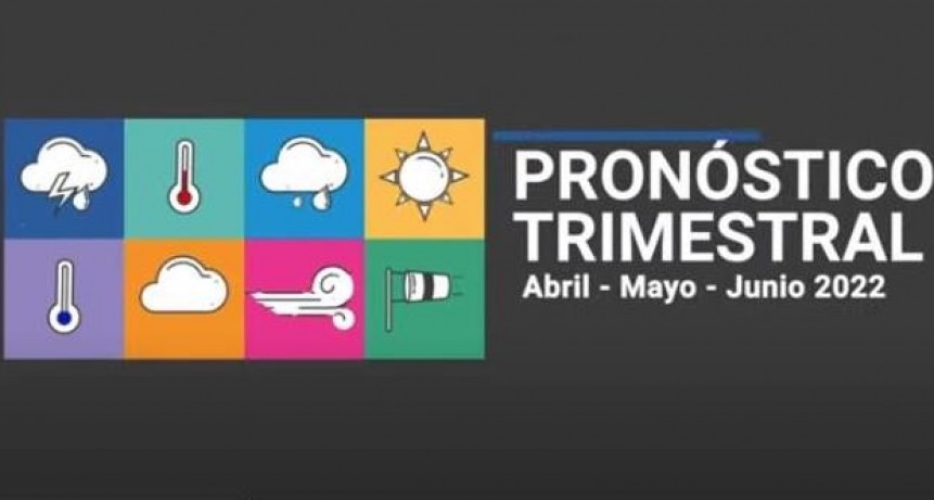 Pronóstico Climático para el trimestre abril-mayo-junio 2022