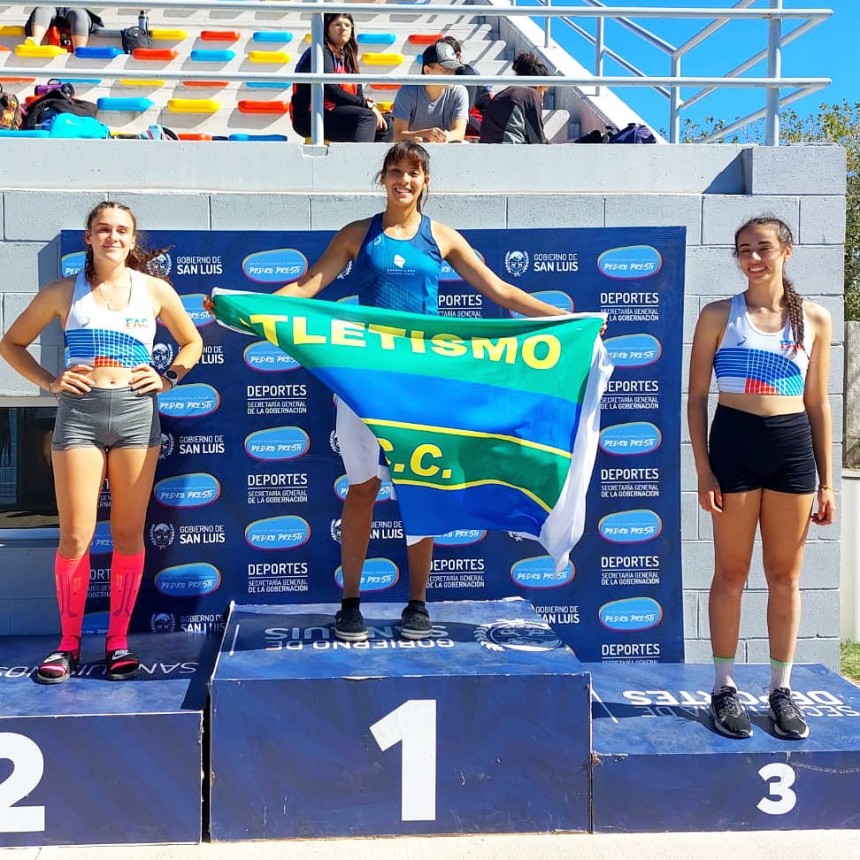 Malena Rodríguez se consagró Campeona Nacional U20 en Heptatlón
