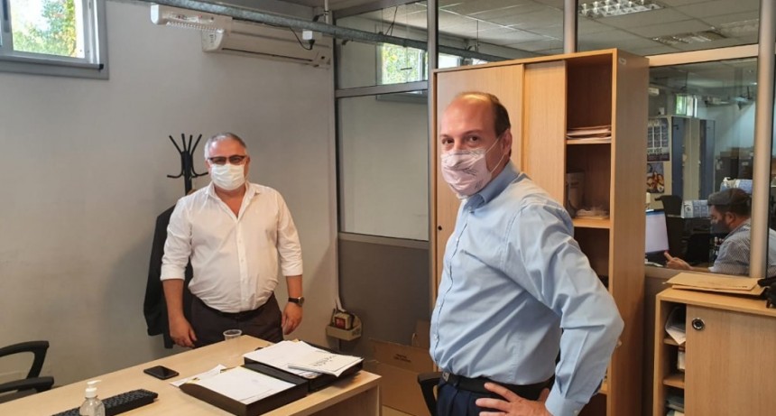 Se reunieron el secretario de Desarrollo Económico y el gerente de la UDAI Campana