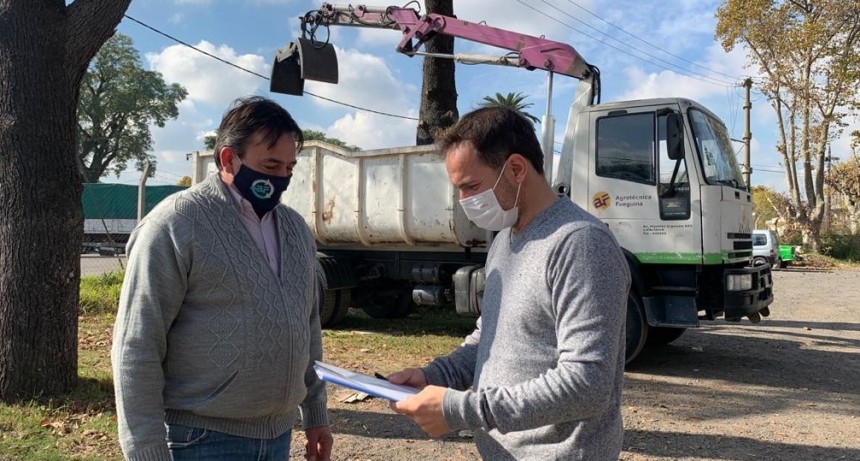 El Municipio sumó un nuevo vehículo para la recolección de ramas y montículos 
