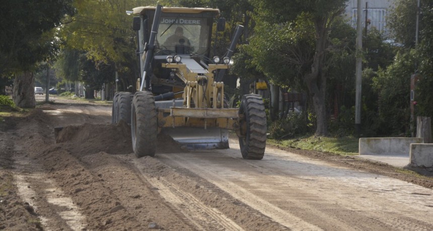 Continúan las tareas de mejoras en San Jacinto   