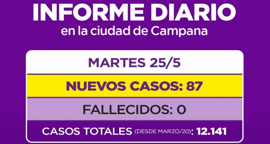 Informe de la Secretaria de Salud de la Municipalidad de Campana