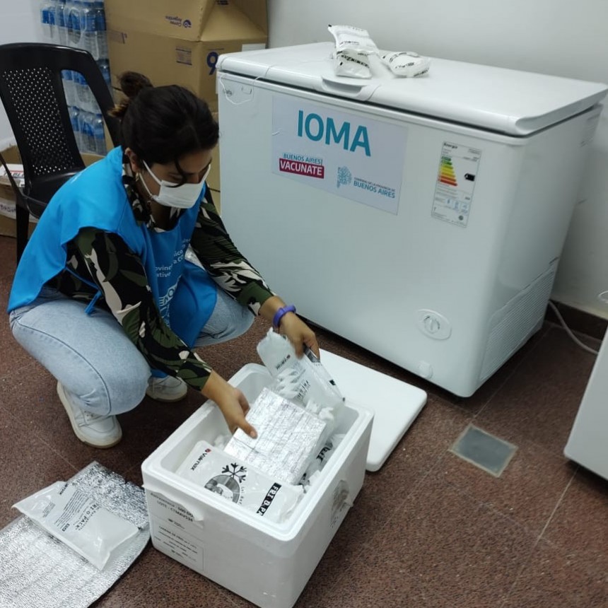 Llegaron otras 1200 dosis para completar vacunación