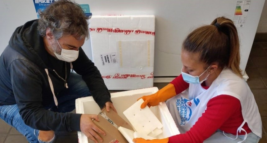 Arribo récord de vacunas a Campana