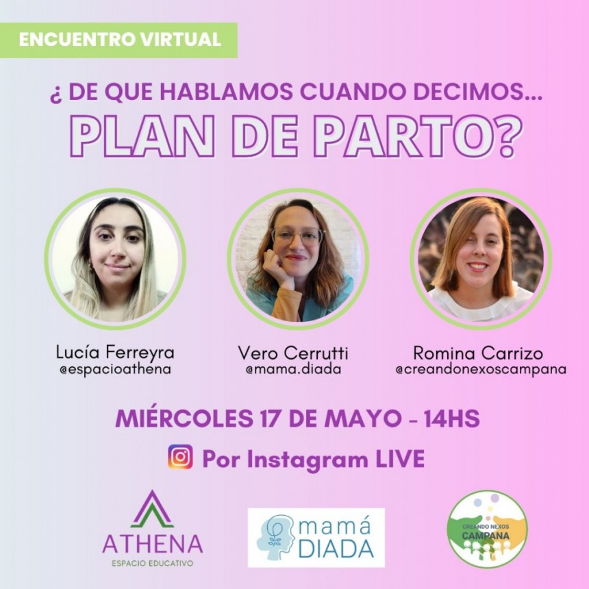 Creando Nexos: Sumamos actividades en la semana del parto respetado porque acompañar es salud