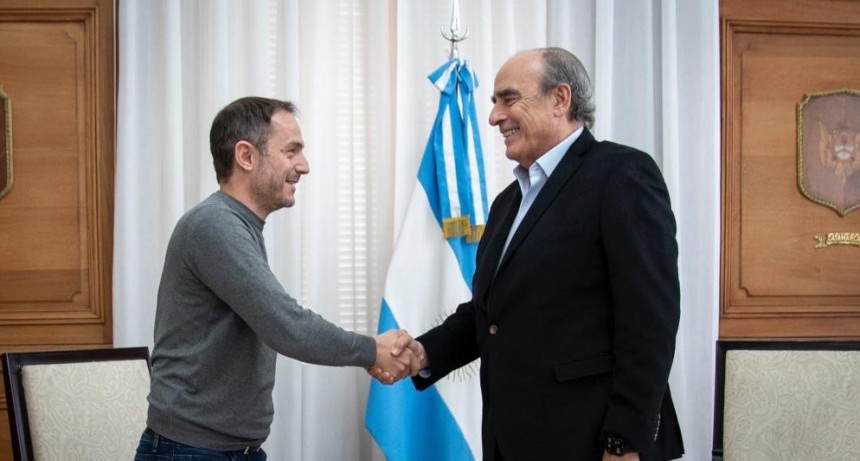 Abella se reunió con el ministro del Interior de la Nación