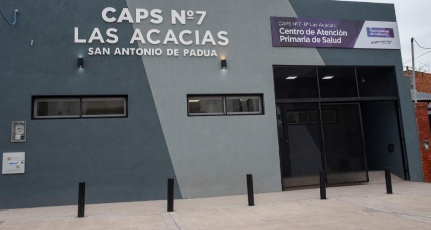 El Intendente inauguró el nuevo y moderno edificio del Centro de Salud de Las Acacias 